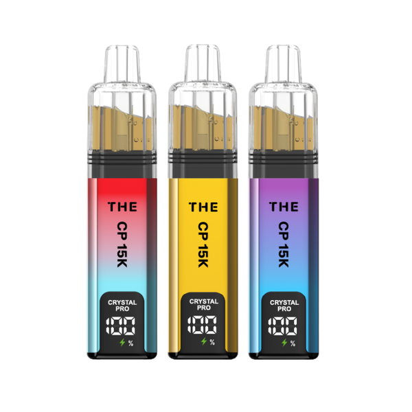 The Crystal Pro CP 15k Prefilled Vape Kit Box of 5