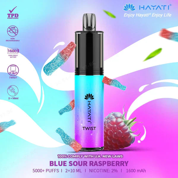 Hayati Twist 5000 Disposable Vape - Favour
