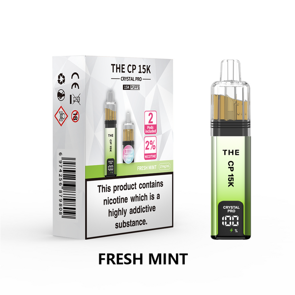 The Crystal Pro CP 15k Prefilled Vape Kit Box of 5