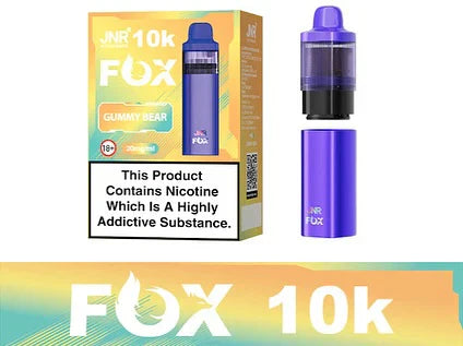 JNR Fox 10K Prefilled Pod Vape Kit - Box Of 5