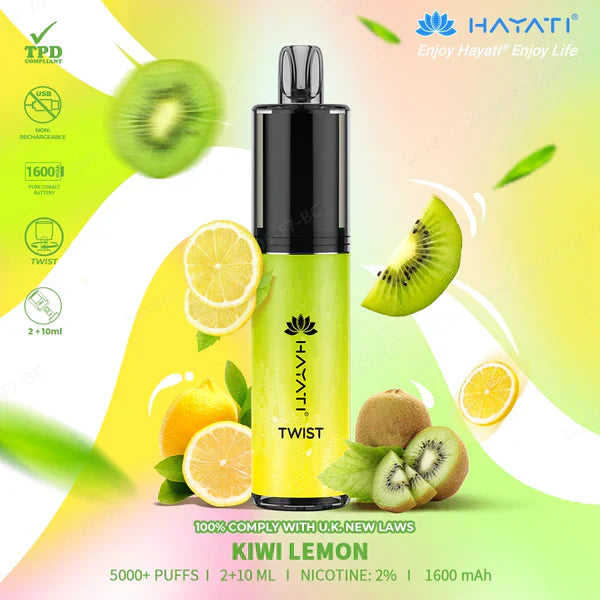 Hayati Twist 5000 Disposable Vape - Favour
