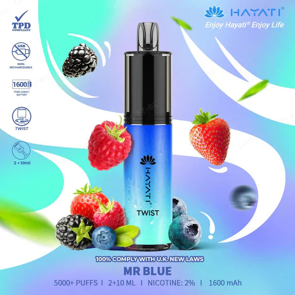 Hayati Twist 5000 Disposable Vape - Favour