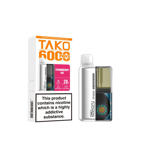 SKE Sikary TAKO SP6000 Prefilled Pod Kit - Box Of 5