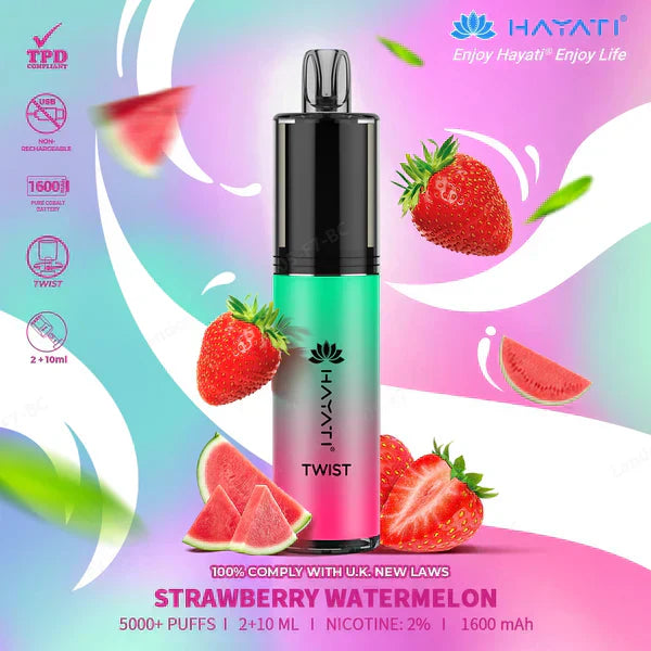 Hayati Twist 5000 Disposable Vape - Favour