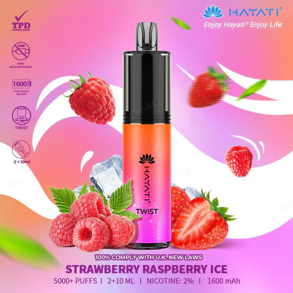 Hayati Twist 5000 Disposable Vape - Favour