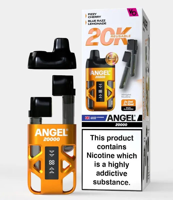 Angel 20000 Preilled Pod Kit Box of 5 - Fizzy Cherry and Blue Razz Lemonade