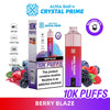 Flavour of Aura Bar By Crystal Prime 10000 Box of 5 - Berry Blaze