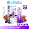 Flavour of Aura Bar By Crystal Prime 10000 Box of 5 - Black Mamba
