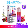 Flavour of Aura Bar By Crystal Prime 10000 Box of 5 - Cherry Berry