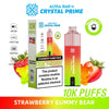 Flavour of Aura Bar By Crystal Prime 10000 Box of 5 - Strawberry Gummy Bear