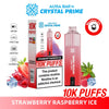 Flavour of Aura Bar By Crystal Prime 10000 Box of 5 - Strawberry Raspeberry Ice