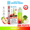 Flavour of Aura Bar By Crystal Prime 10000 Box of 5 - Two Apple
