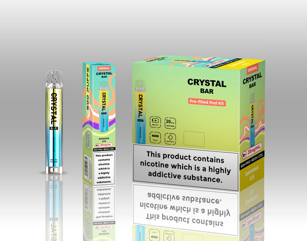 Crystal Bar Original 600 Pre-Filled Pod Kit Pack of 10