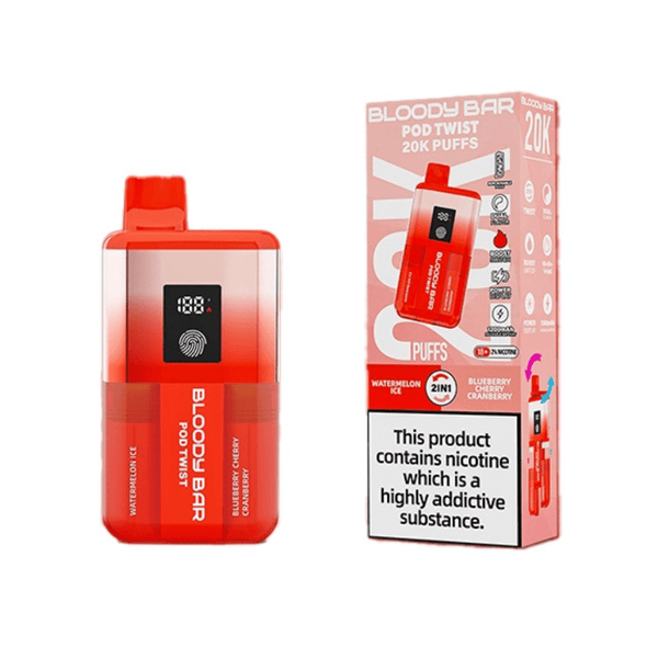 Bloody Bar Pod Twist 20K Prefilled Pod Kit Box of 5 - Vapewholesalesupplier