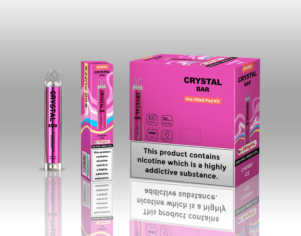 Crystal Bar Original 600 Pre-Filled Pod Kit Pack of 10
