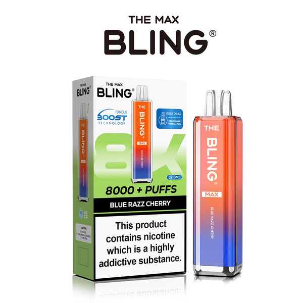 Flavour of Crystal Bling Max 8000 Prefilled Pod Kit Box of 5