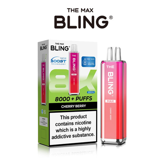 Flavour of Crystal Bling Max 8000 Prefilled Pod Kit Box of 5
