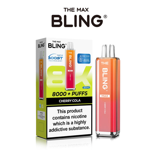 Flavour of Crystal Bling Max 8000 Prefilled Pod Kit Box of 5
