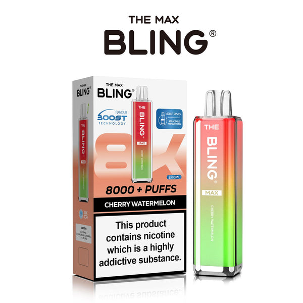 Flavour of Crystal Bling Max 8000 Prefilled Pod Kit Box of 5