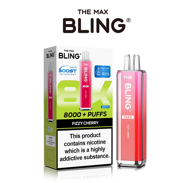 Flavour of Crystal Bling Max 8000 Prefilled Pod Kit Box of 5