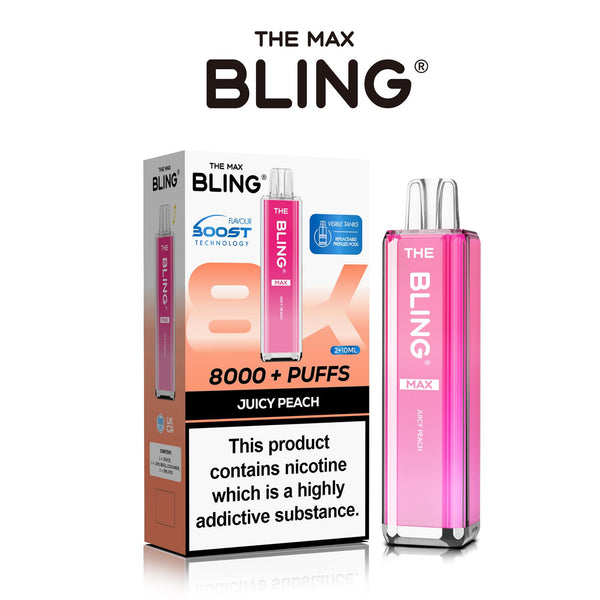 Flavour of Crystal Bling Max 8000 Prefilled Pod Kit Box of 5