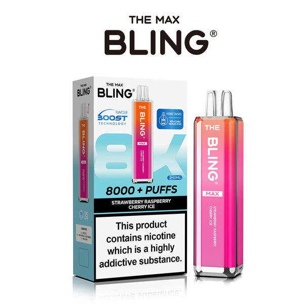 Flavour of Crystal Bling Max 8000 Prefilled Pod Kit Box of 5