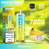 Flavour of Crystal Prime 7000 Puff Disposable Vape Box of 10 - Banana Ice