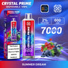 Flavour of Crystal Prime 7000 Puff Disposable Vape Box of 10 - Summer Dream