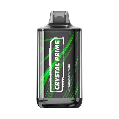 Flavour of Crystal Prime Deluxe 18000 Disposable Vape Box of 10 - Strawberry Kiwi