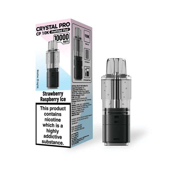 Crystal Pro CP 10k Replacement Pods Box of 5 - Wholesale Price !