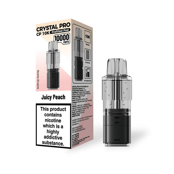 Crystal Pro CP 10k Replacement Pods Box of 5 - Wholesale Price !