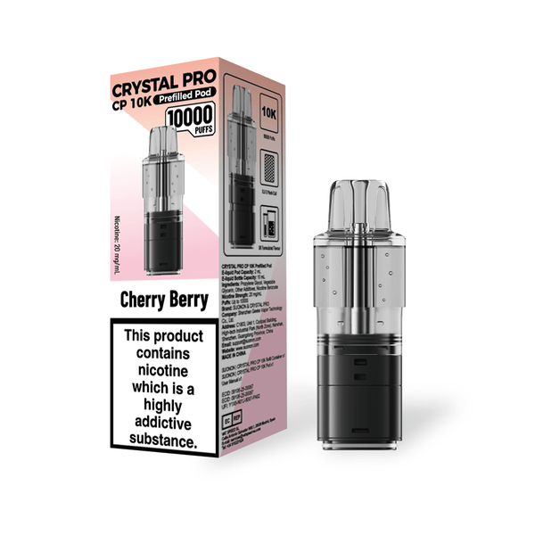 Crystal Pro CP 10k Replacement Pods Box of 5 - Wholesale Price !