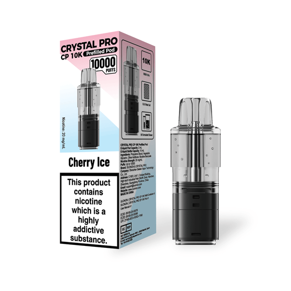 Crystal Pro CP 10k Replacement Pods Box of 5 - Wholesale Price !