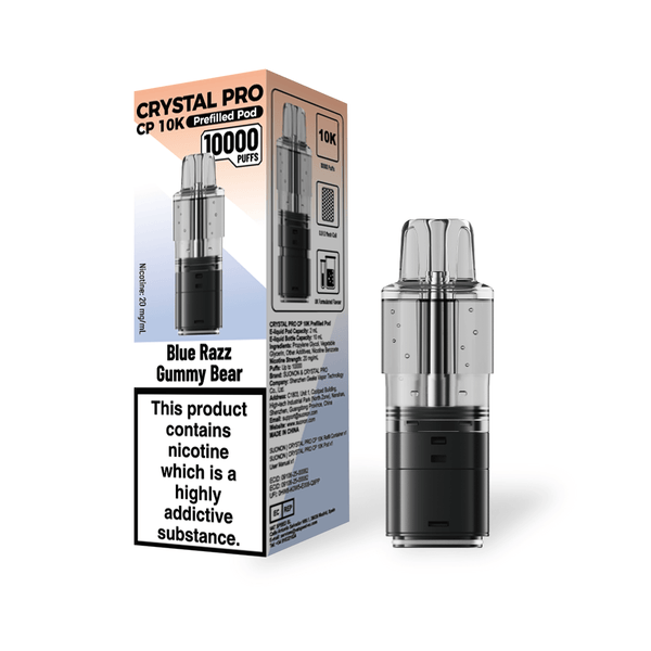Crystal Pro CP 10k Replacement Pods Box of 5 - Wholesale Price !