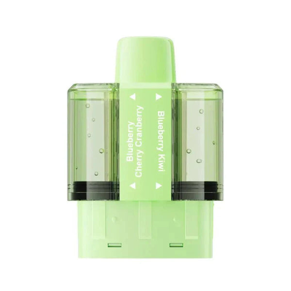 Crystal Pro Switch 30k Pods Box of 5 - Blueberry Cherry Cranberry / Blueberry Kiwi - vapeukwholesale