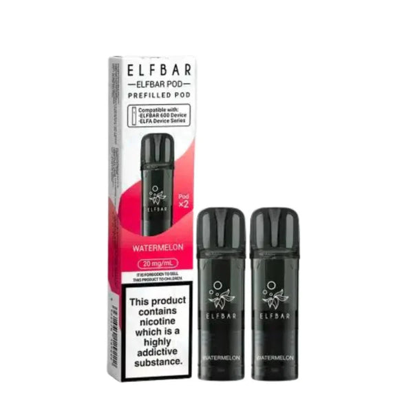 Elf Bar 600 Prefilled Pods - Box of 10 - Vapewholesalesupplier