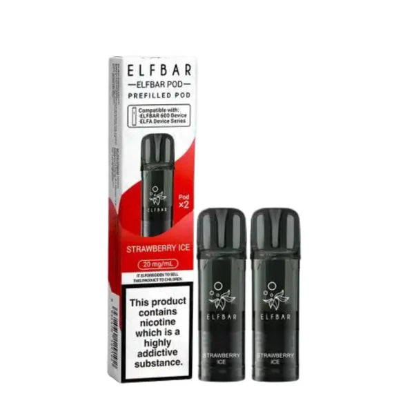 Elf Bar 600 Prefilled Pods - Box of 10 - Vapewholesalesupplier