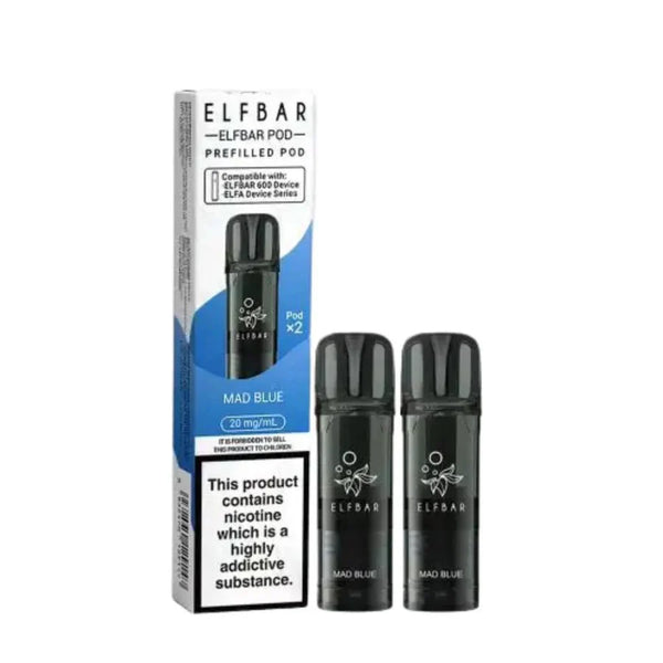 Elf Bar 600 Prefilled Pods - Box of 10 - Vapewholesalesupplier