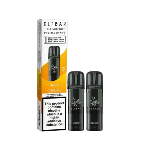 Elf Bar 600 Prefilled Pods - Box of 10 - Vapewholesalesupplier