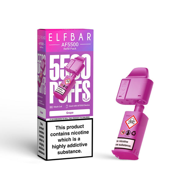 Elf bar AF5000 Refill Replacement Pods Box of 5 - Wholesale Price !