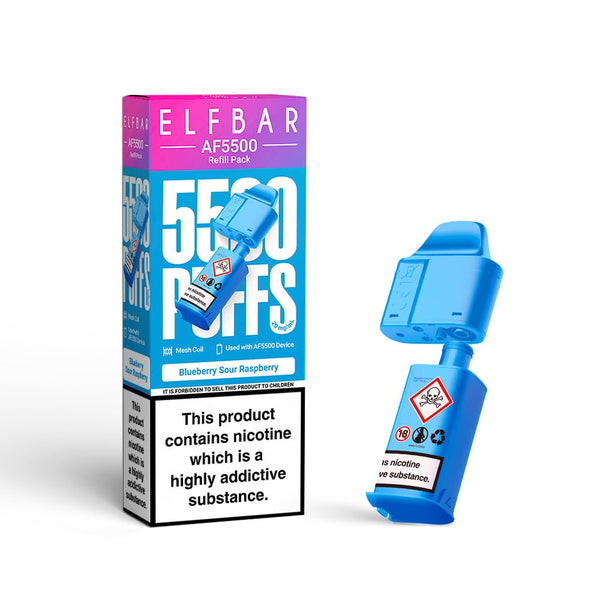 Elf bar AF5000 Refill Replacement Pods Box of 5 - Wholesale Price !