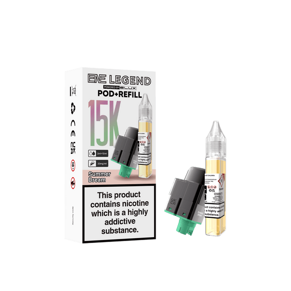 Elux ENE Legend 15k Replacement Pods Pack of 5 - Summer Dream - vapeukwholesale