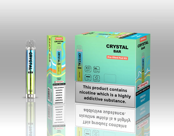 Crystal Bar Original 600 Pre-Filled Pod Kit Pack of 10