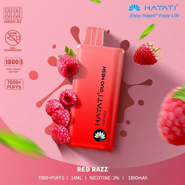 Flavour | Hayati Duo Mesh 7000 Puffs Disposable Vape | Box of 10
