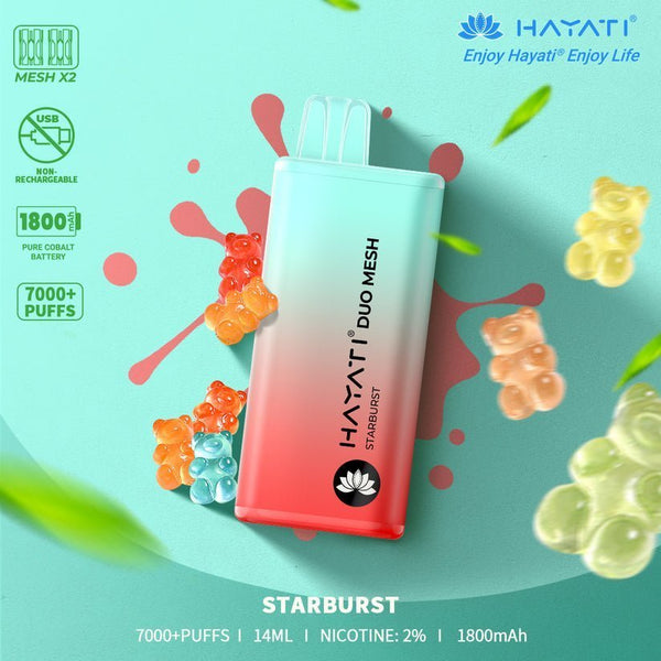 Flavour | Hayati Duo Mesh 7000 Puffs Disposable Vape | Box of 10