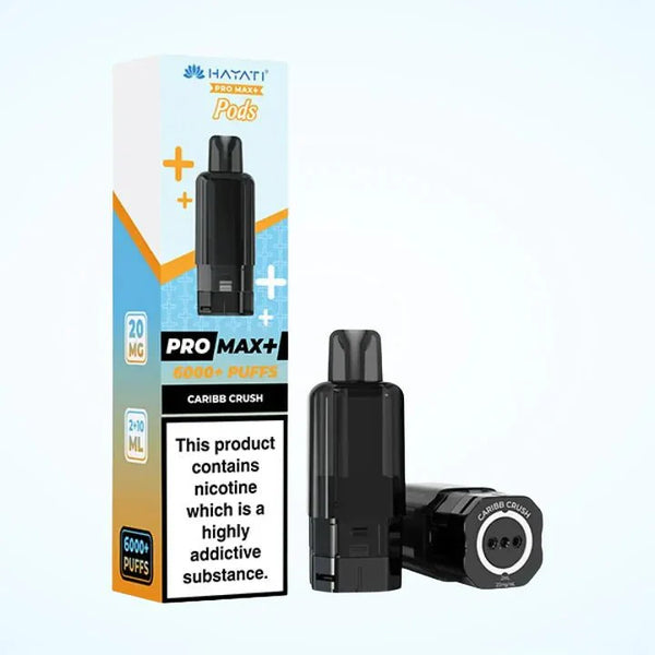 Hayati Pro Max Plus 6000 Puffs Pre - Filled Pods I Box Of 5 - Vapewholesalesupplier