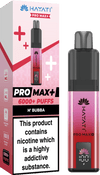 Hayati Pro Max Plus 6000 Vape Box of 5 - Flavour H'Bubba