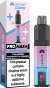 Hayati Pro Max Plus 6000 Vape Box of 5 - Flavour Strawberry Raspberry Blueberry