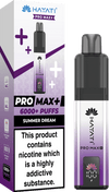 Hayati Pro Max Plus 6000 Vape Box of 5 - Flavour Summer Dream