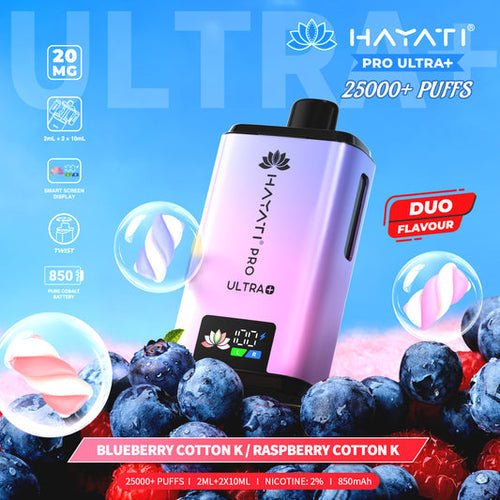 Flavour of Hayati Pro Ultra Plus 25000 Prefilled Pod Box of 5 - Dual